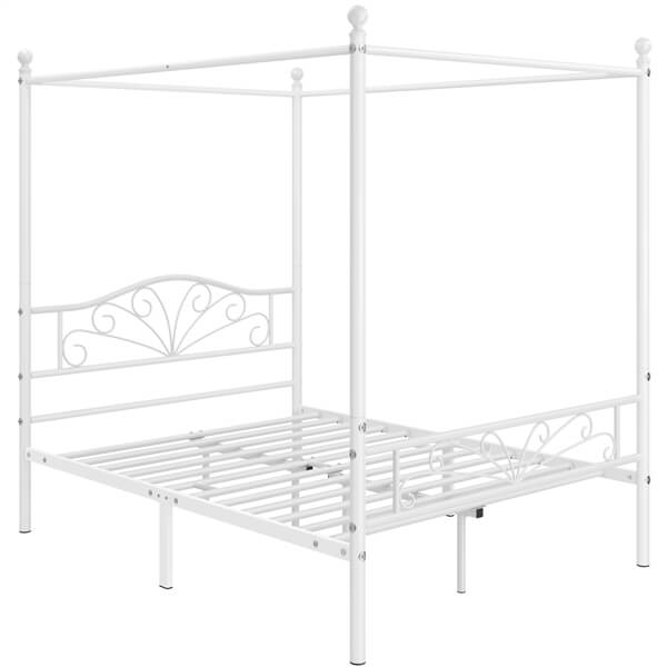 king size metal canopy bed