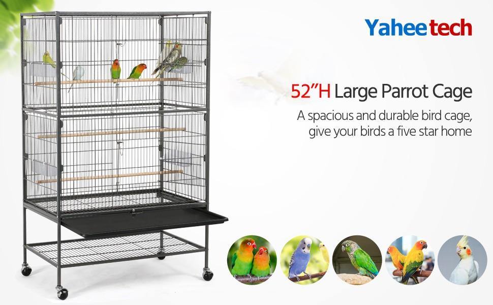 Yaheetech 52-inch Large Bird Cage