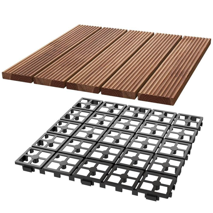 thin wood tiles