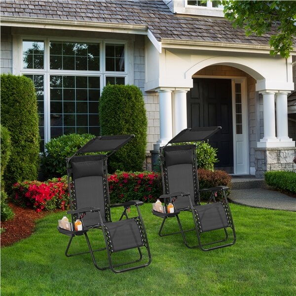 Yaheetech Outdoor Zero Gravity Chair