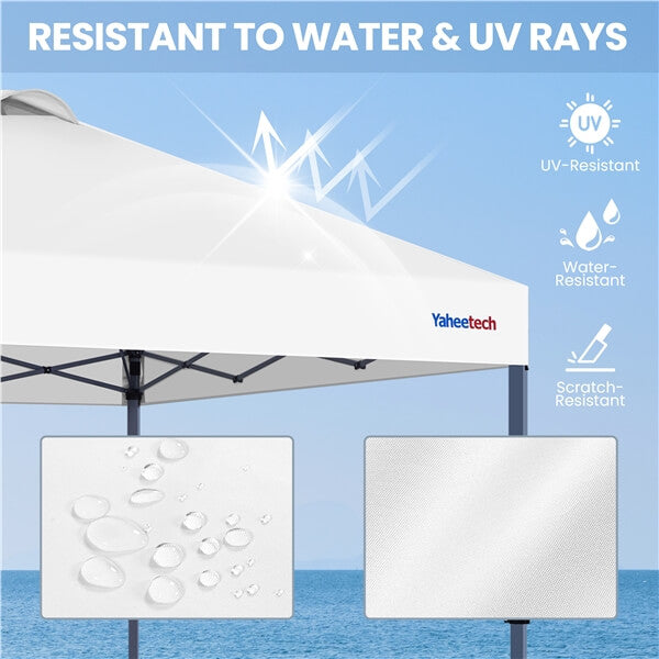 Yaheetech 10x10 Pop-up Canopy Tent with One Push Button
