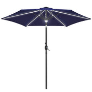 led offset patio umbrella