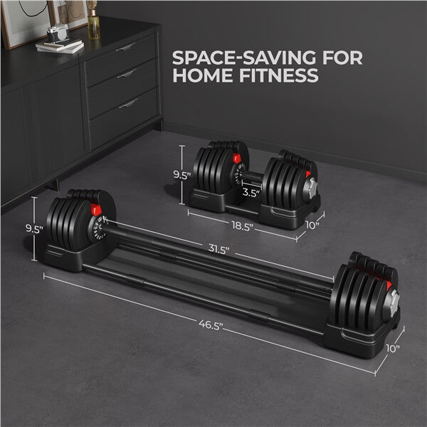 adjustable dumbbell set