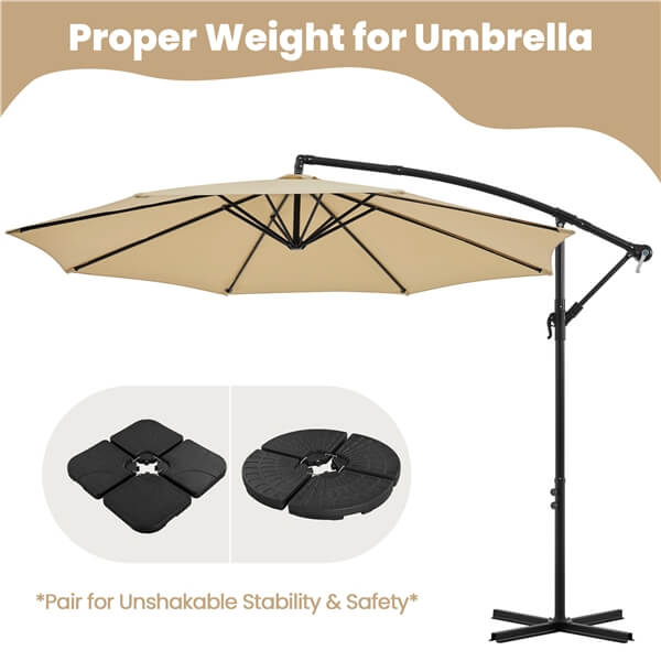 offset solar patio umbrella