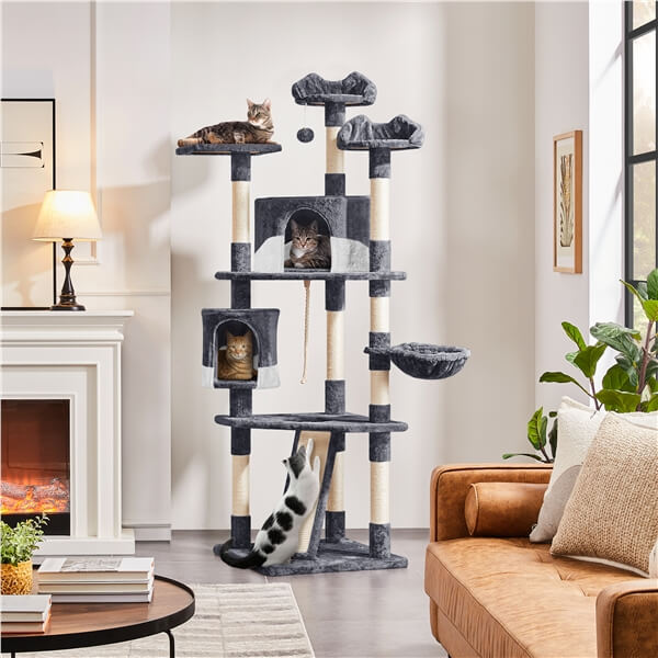 Yaheetech Cat Tree with Scratching Post 79 Inch