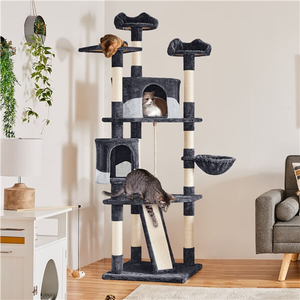 Yaheetech Cat Tree with Scratching Post 79 Inch