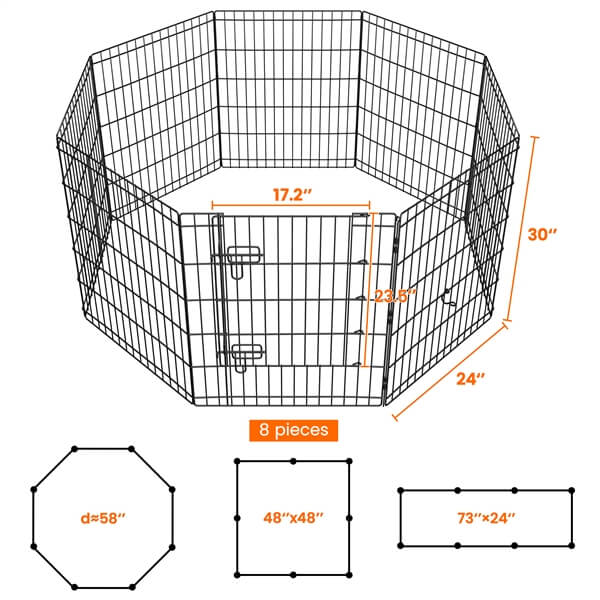 Yaheetech Dog Playpen Panels