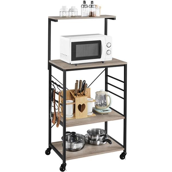 Yaheetech Kitchen Bakers Rack on Wheels