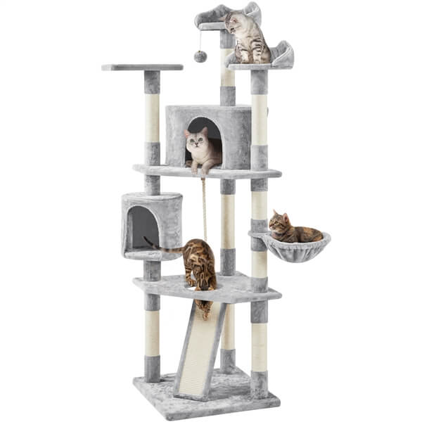 Yaheetech Cat Tree with Scratching Post 79 Inch