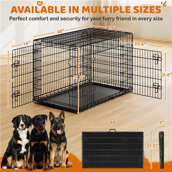 Yaheetech Double Door Dog Crate — yaheetech.shop