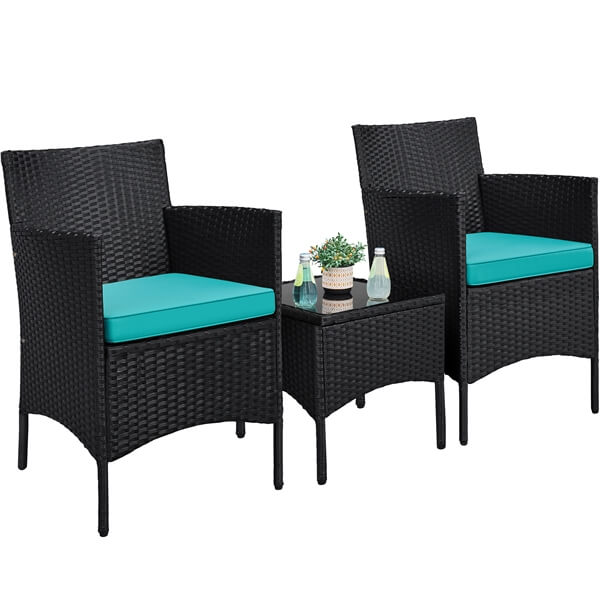 Yaheetech 3 Pieces Patio Porch Furniture Sets