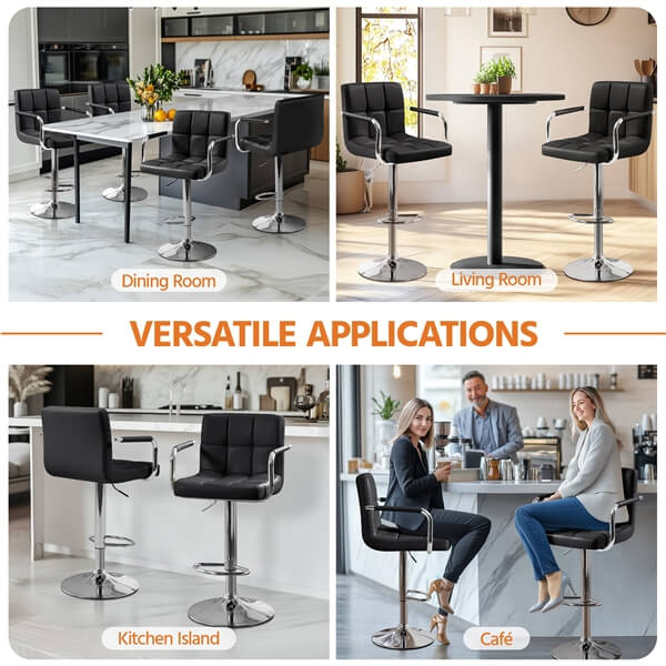 Yaheetech Bar Stools Set of 4