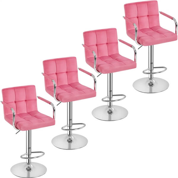 Yaheetech Bar Stools Set of 4
