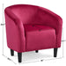  2PCS Velvet Club Chair