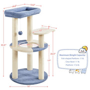 35.5″ Tall Ocean Cat Tree