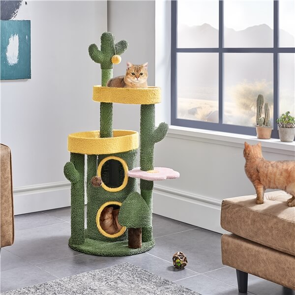  48.5″ H Oasis-themed Cat Tree