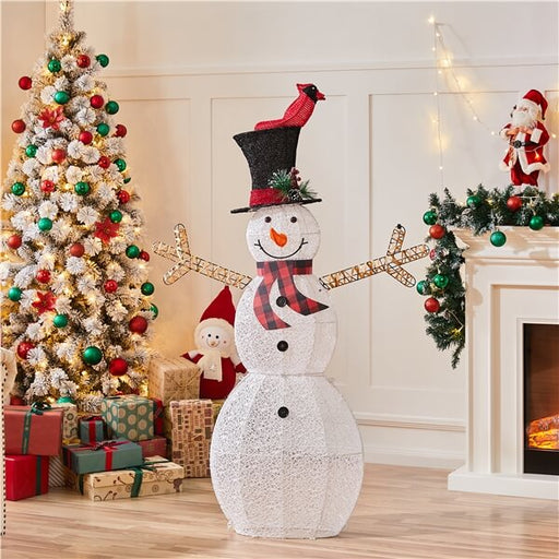 decorative outdoor snowman