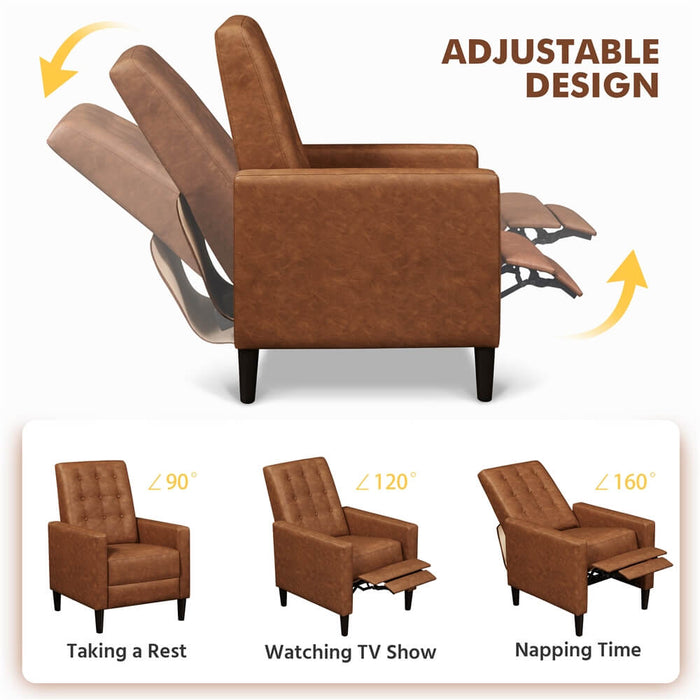  Faux Leather Recliner Chair
