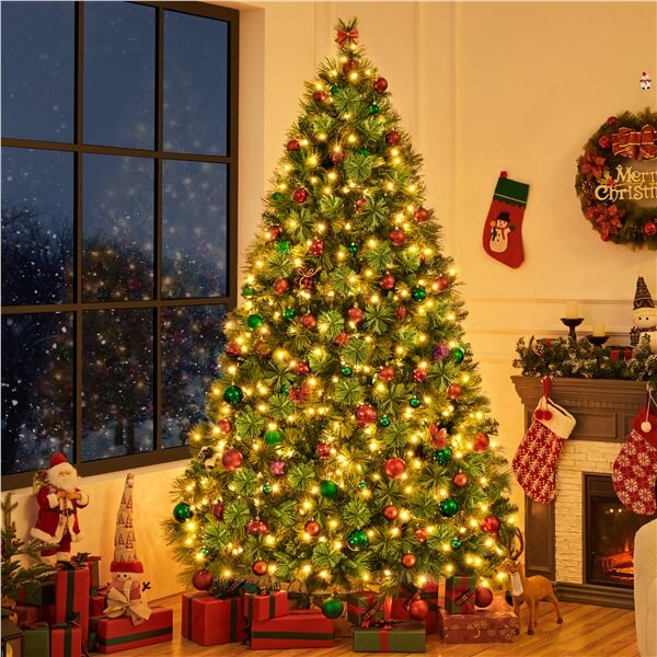 Pre-Lit Artificial Christmas Tree