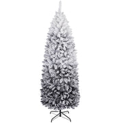 Pre-lit Flocked Artificial Christmas Tree