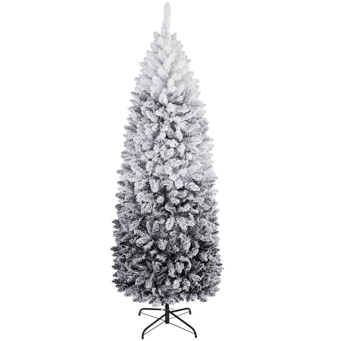 Pre-lit Flocked Artificial Christmas Tree