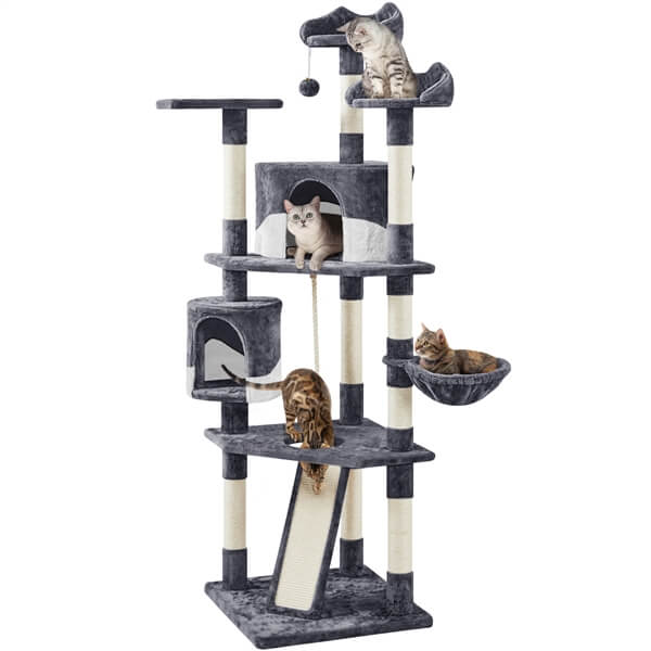 Yaheetech Cat Tree with Scratching Post 79 Inch