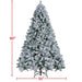 Yaheetech  5ft/6ft/7.5ft/9ft Frosted Artificial Christmas Tree