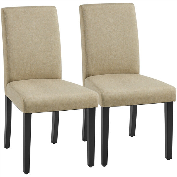 Yaheetech Dining Chairs Set of 6 Fabric Upholstered Parson