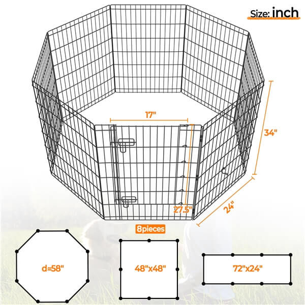 Yaheetech Dog Playpen Panels