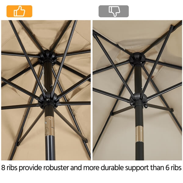 Yaheetech 9ft Patio Umbrella