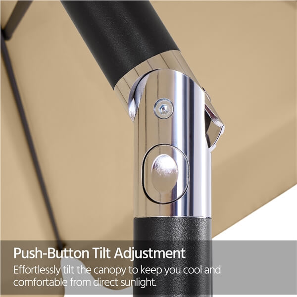 Yaheetech 9ft Patio Umbrella