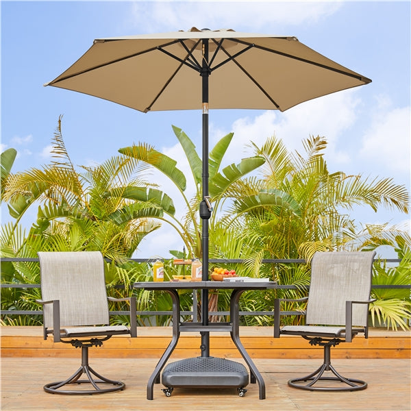 Yaheetech 2PCS 7.5FT Patio Umbrella Market Umbrella