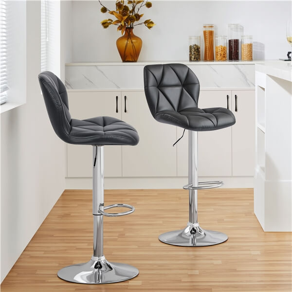 Yaheetech 24.6-32.5 Inch Adjustable Bar Chairs 2PCS