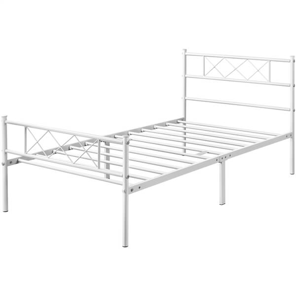 metal twin frame bed