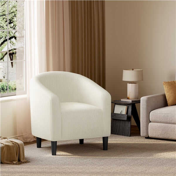Yaheetech Corduroy Fabric Club Chair