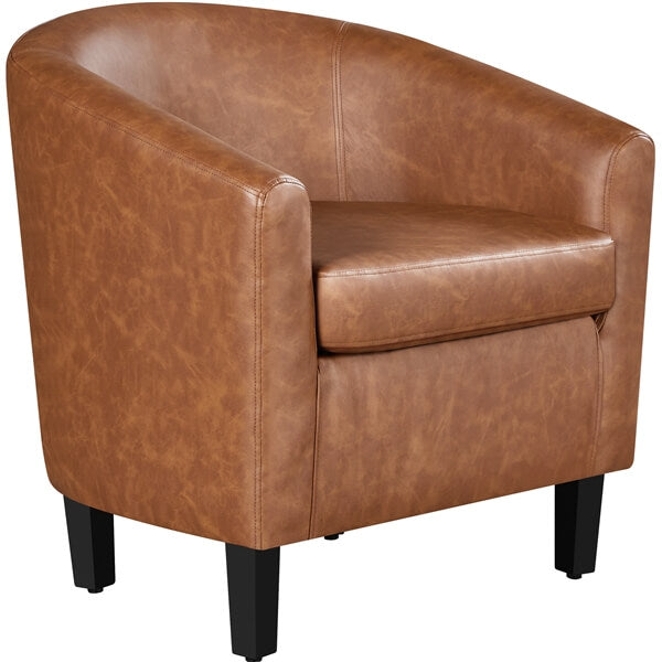 Modern Accent Chair with Soft Seat for Living Room Bedroom