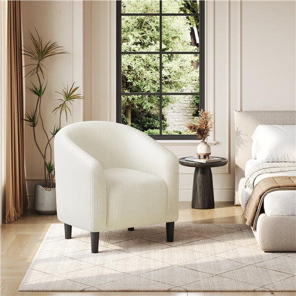 Yaheetech Corduroy Fabric Club Chair