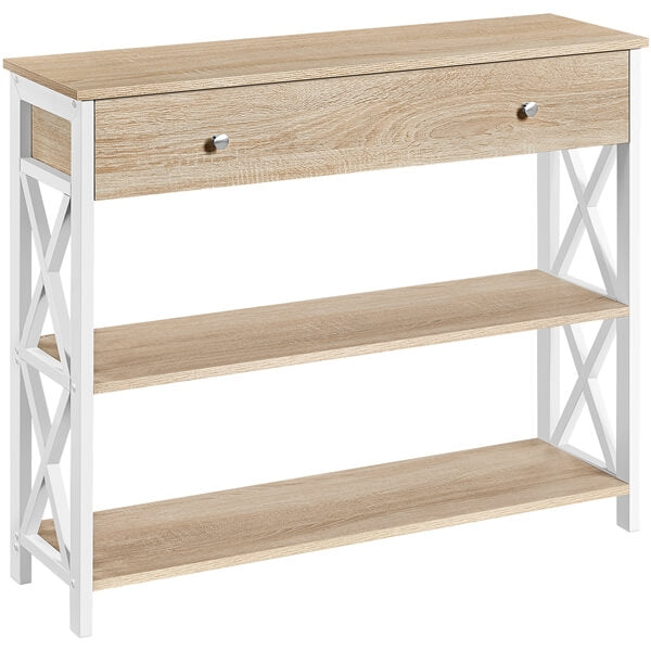 Yaheetech Console Table with Drawer