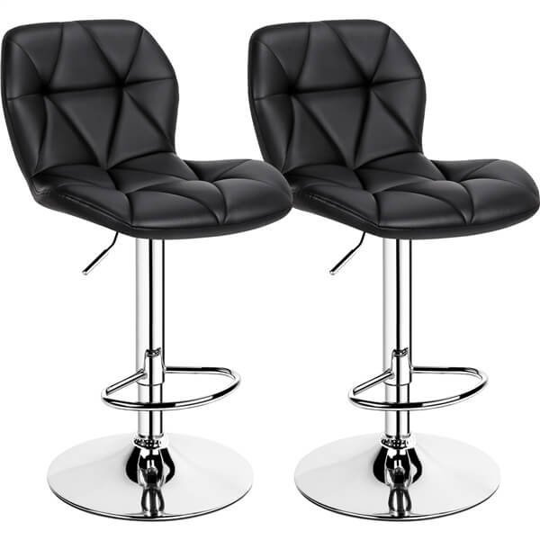 Yaheetech 24.6-32.5 Inch Adjustable Bar Chairs 2PCS