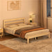 Yaheetech Solid Pine Wood Platform Bed