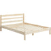 Yaheetech Solid Pine Wood Platform Bed
