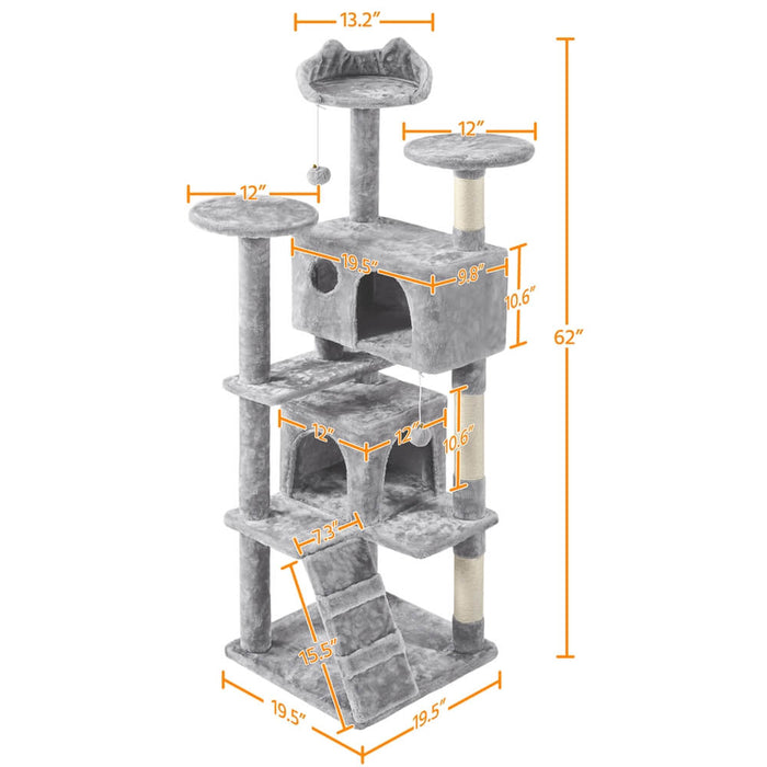  62.5″ H Cat Tree