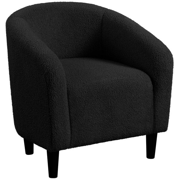 Boucle Fabric Club Chair