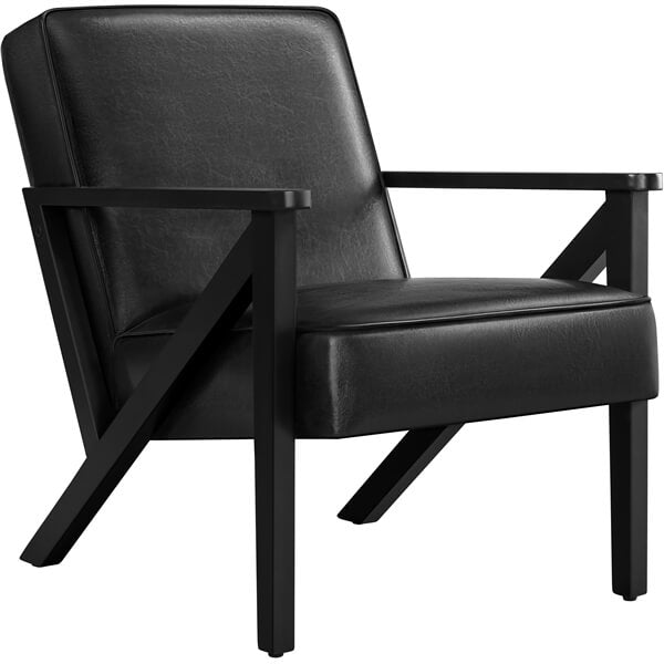 Armchair with Strong Wood Frame