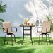 Outdoor Chairs Set of 2 Outdoor High Bistro Stools