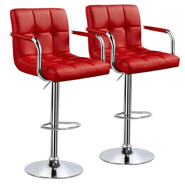 Yaheetech Bar Stools Adjustable Counter Stools