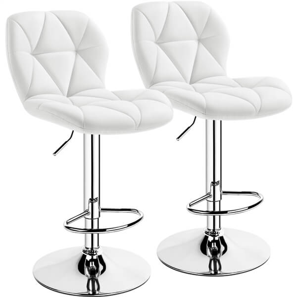 Yaheetech 24.6-32.5 Inch Adjustable Bar Chairs 2PCS