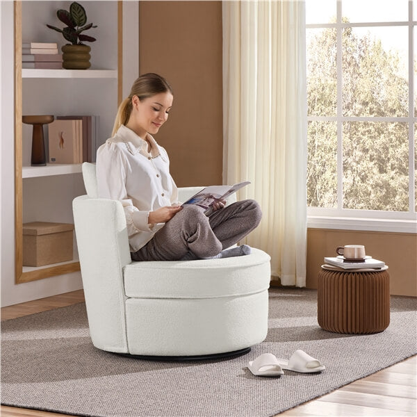Yaheetech Swivel Accent Chair
