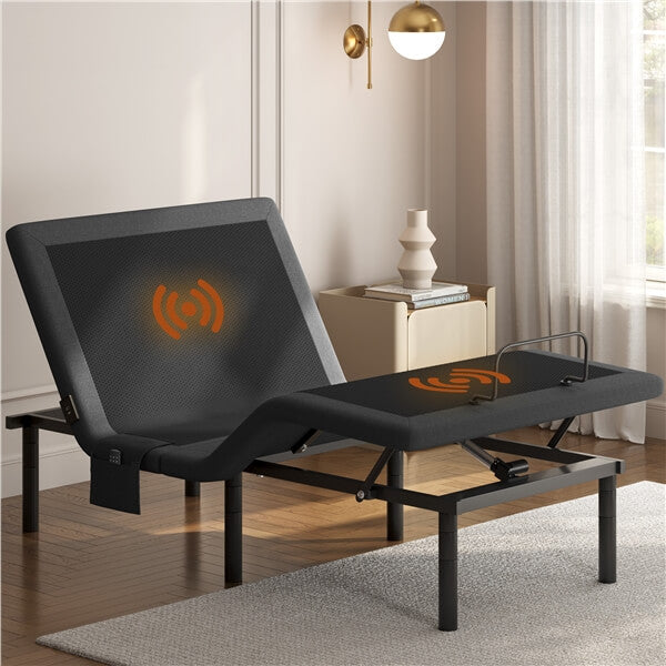 Yaheetech Adjustable Bed Frame with Wireless Remote Control