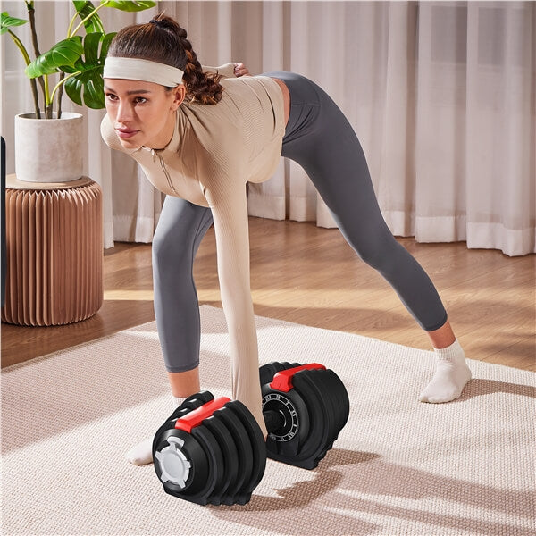 Yaheetech 2 x 3-28LBS Adjustable Dumbbells